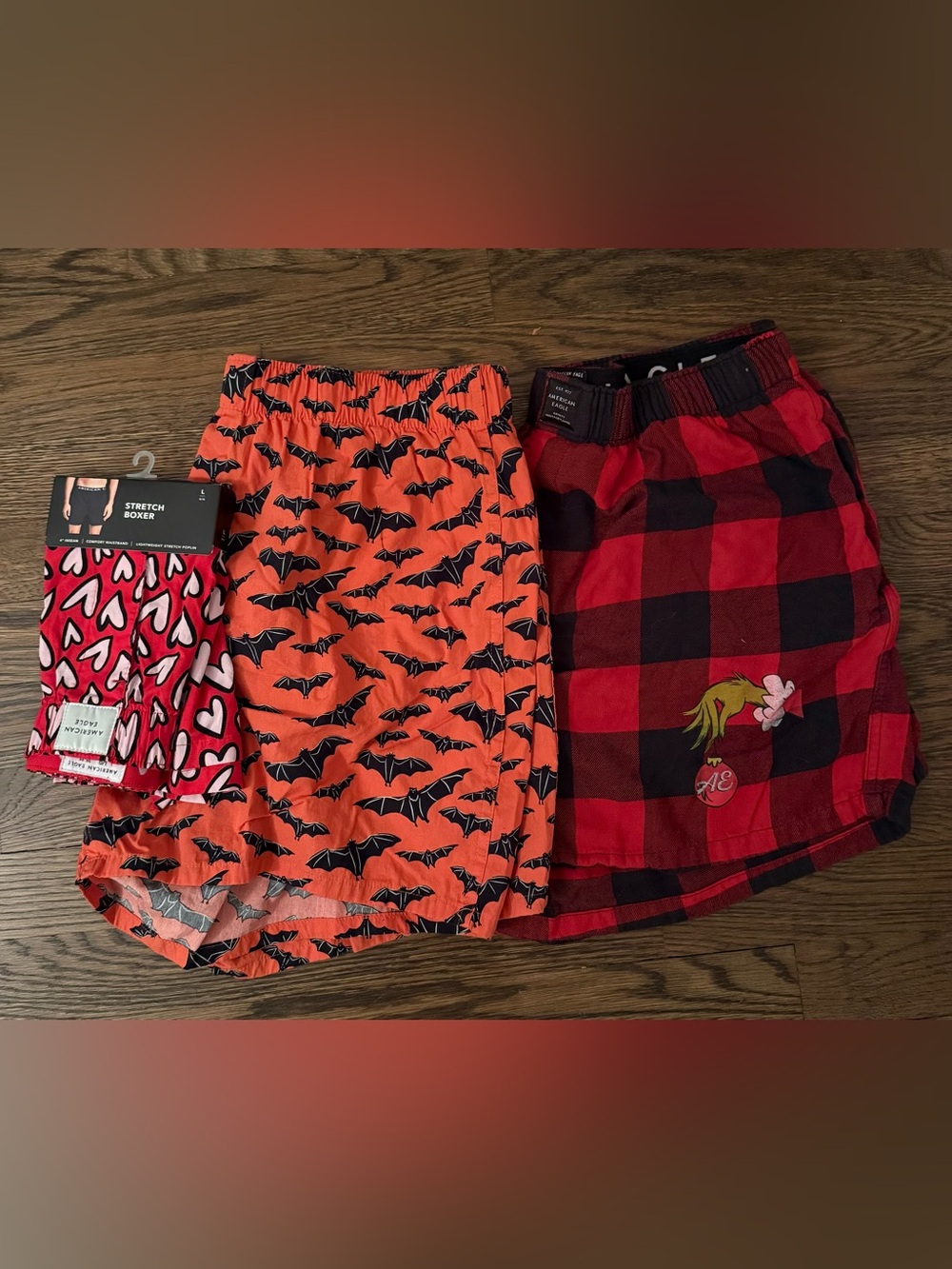 Holiday Boxers! American Eagle and J Crew